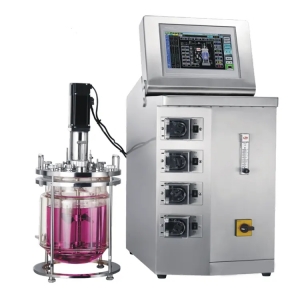 Glass Lab Bioreactor 10l Glass Bioreactor Algal Culture-HANKER